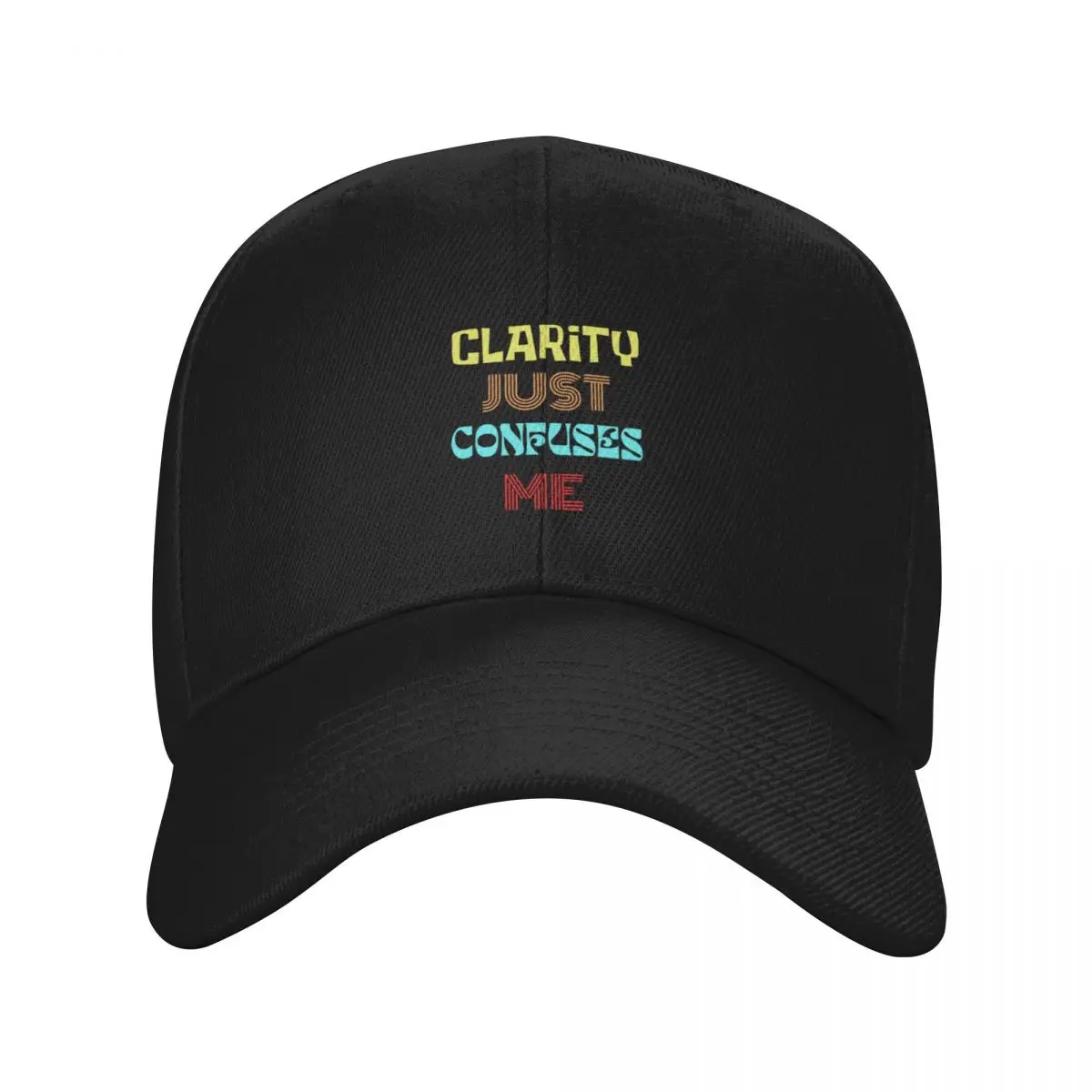 

Clarity Just Confuses Me. Baseball Cap sailor cap for men Military Tactical Cap Hat Baseball Hat Luxury Brand Boy Women's