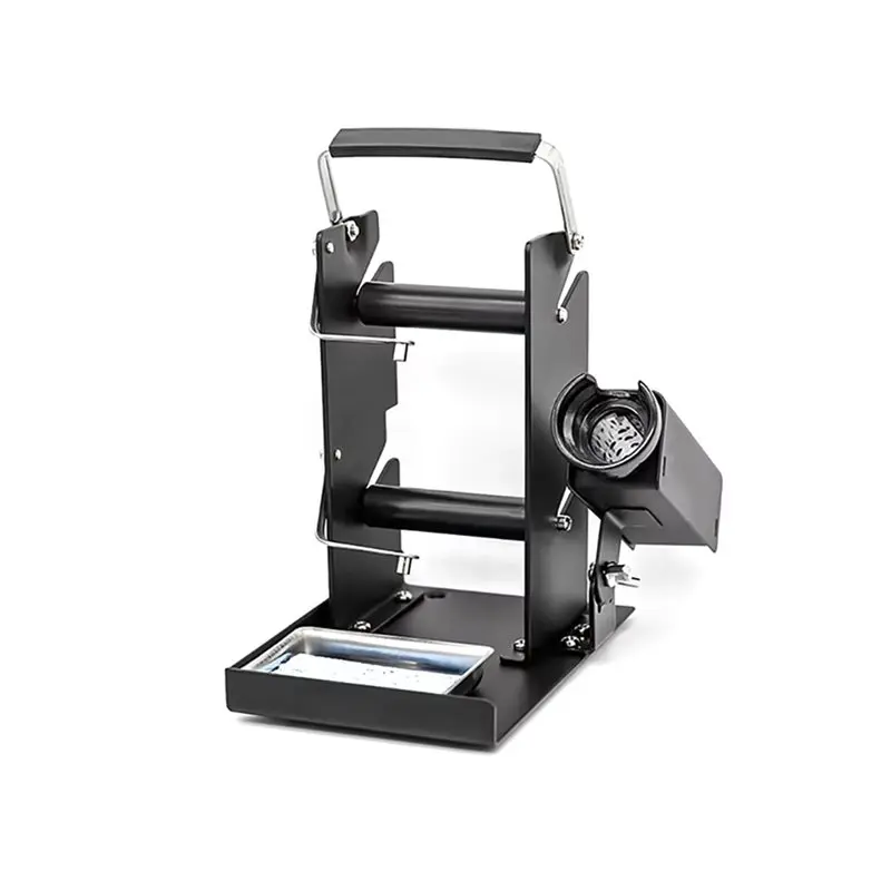SEWS-Multifunctional Soldering Iron Stand Metal Double-Layer Design Solder Wire Holder Soldering Iron Support