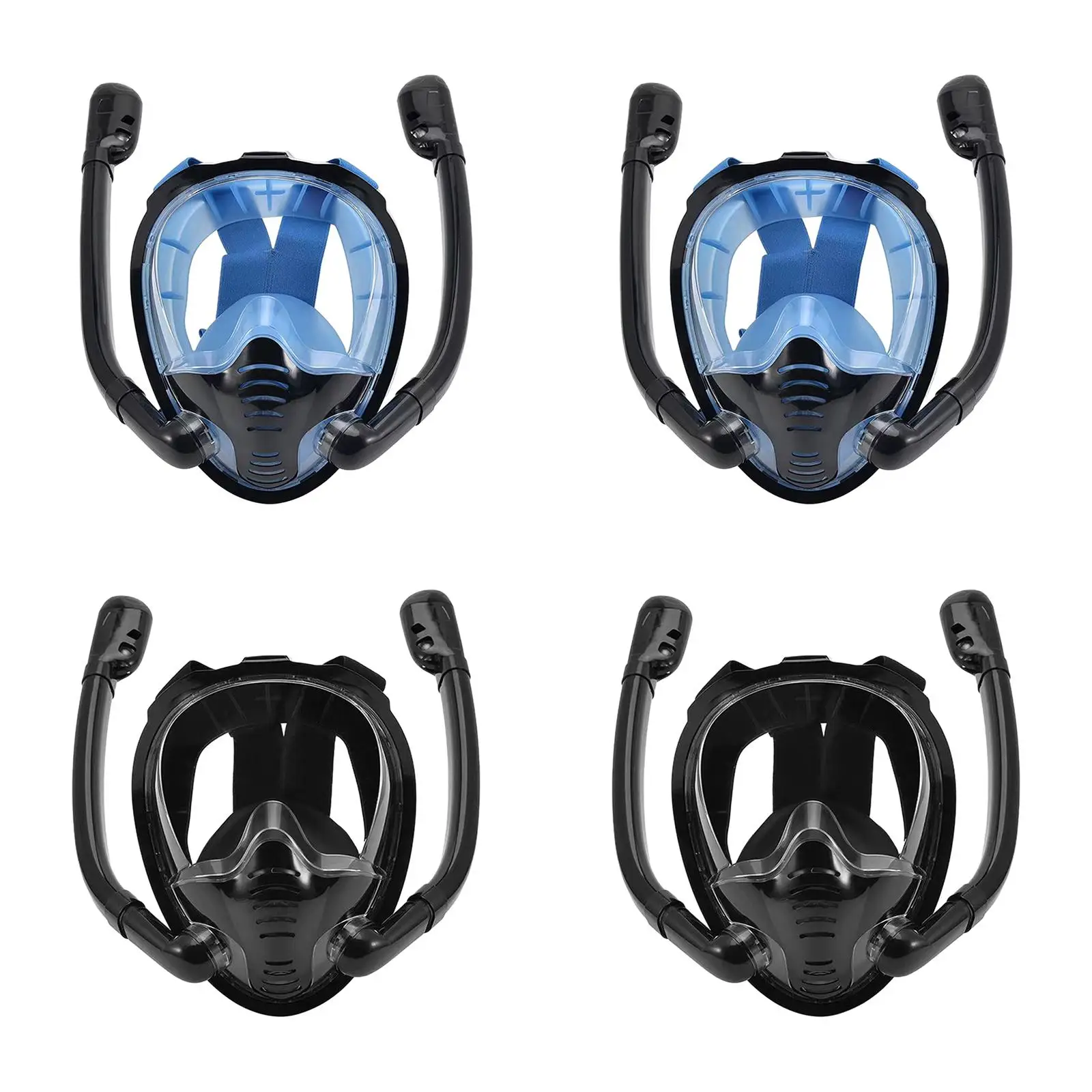 

Snorkel Mask Diving Mask Double Breathing Tube Underwater Accessories Portable