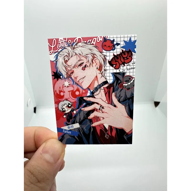 5 Stück/Packung Dopamin-Stil Love and Deepspace Merch Fans Collection Charakter Laserkarte Xavier Zayne Rafayel Ralayo Sylus Caleb