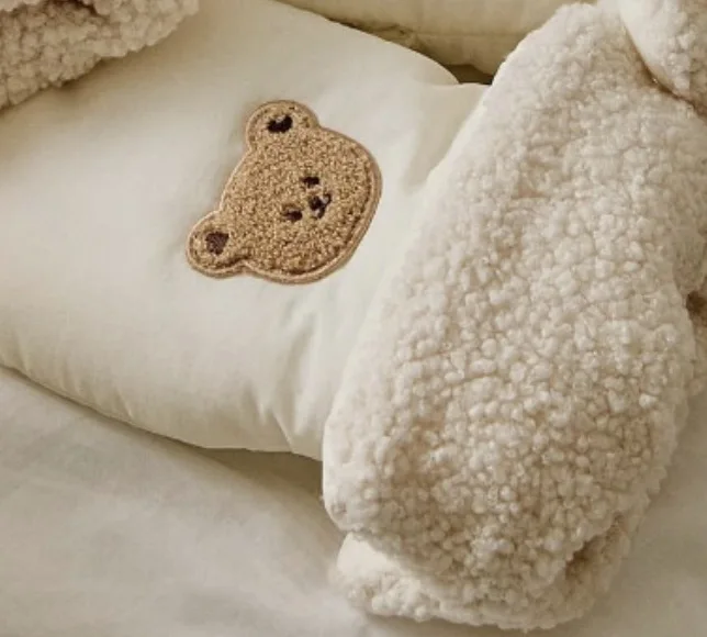 قفازات سميكة لعربة الأطفال لفصل الشتاء، قفازات ملصقات مطرزة برسوم كرتونية لطيفة عالمية لملحقات عربة الأطفال #3