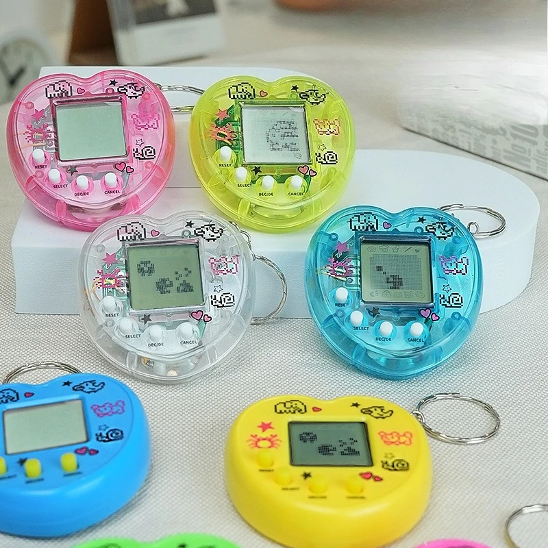 Kids Electronic Pets Game Tamagotchi Handheld Game Console Toy in Russian Original German Spanish Polish Virtual Digital Pet Toy