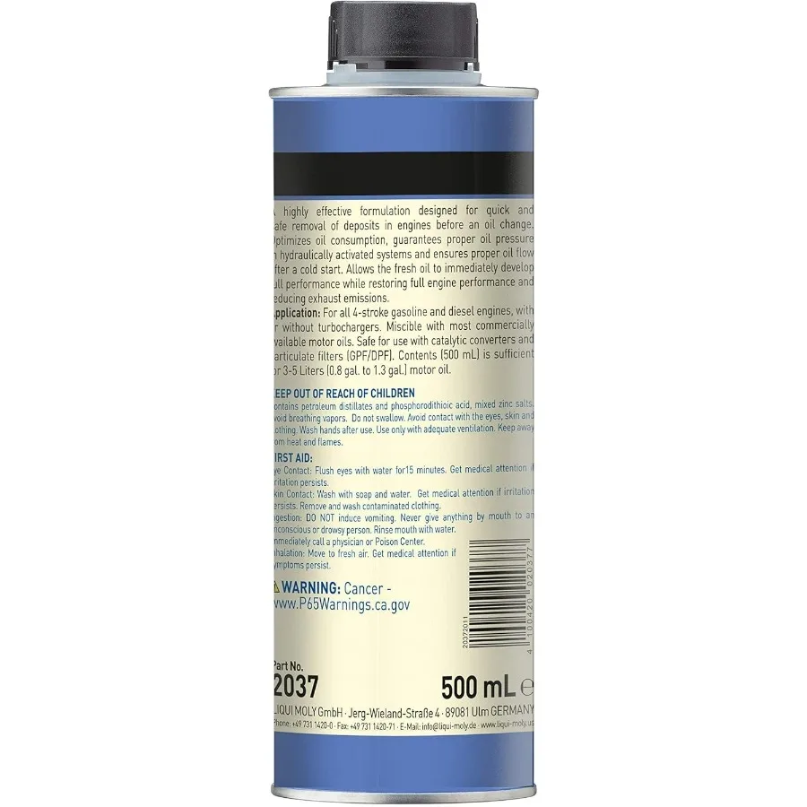 Pembersih Mesin, 500 ml |   Aditif Oli |   Paket isi 2