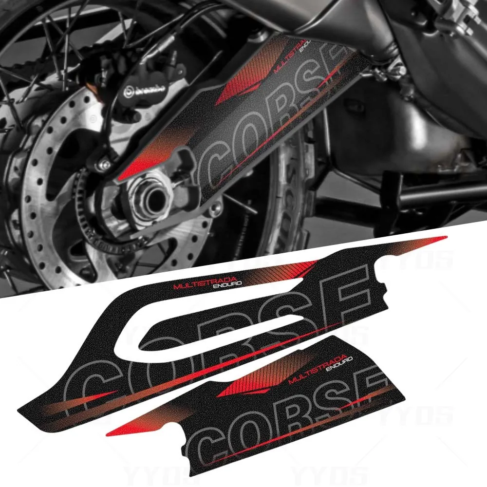 Per Multistrada 1200 1260 Enduro 2016-2021 Moto Forcellone Adesivo Albero Rotante Braccio Oscillante Protezione Decalcomanie Impermeabile