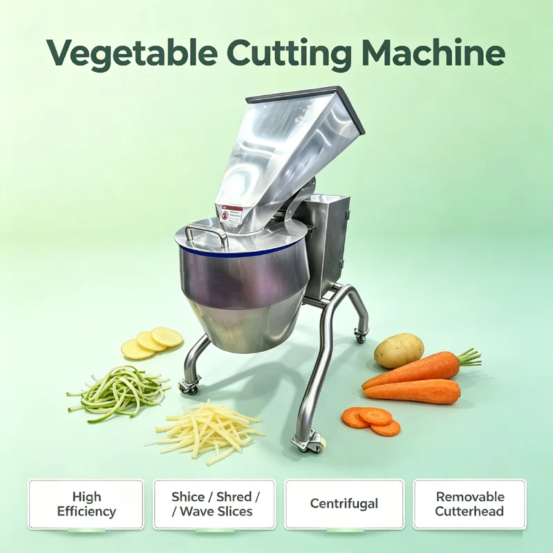 Catering Commercial Vegetable Cutter Machine Centrifugal Stainless Steel Cutter For Scallion Strawberry Cranberry Cutting