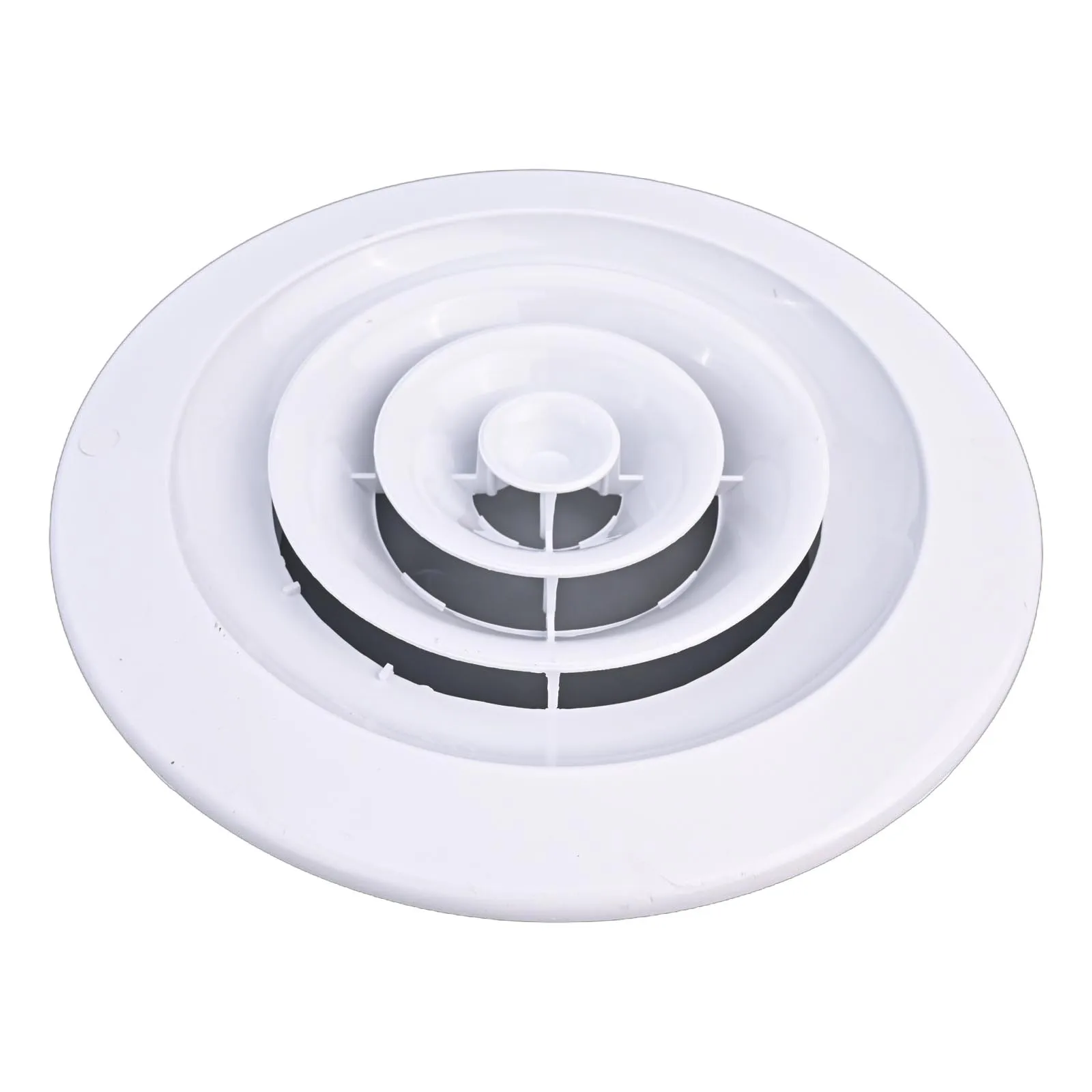 Adjustable Air Ventilation Cover 250mm 300mm ABS Round Ducting Ceiling Wall For Exhaust Fan Inlet Outlet For Bathroom Kitchen