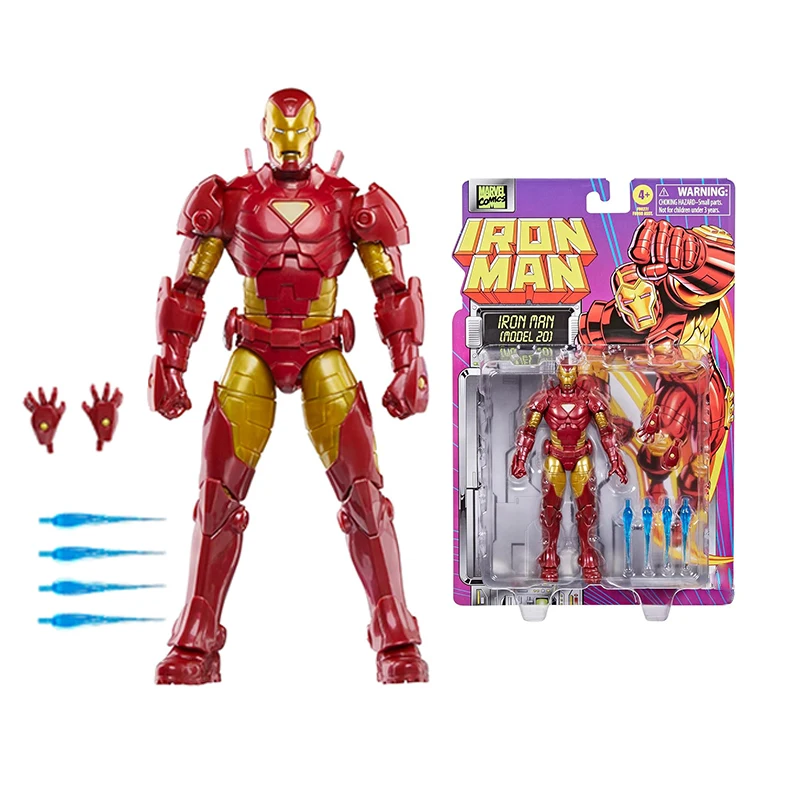 

Marvel Legends Series Iron Man (Model 20): Iron Man Comics Collectible Deluxe 6-Inch Action Figure Model Doll Digital Garage Kit