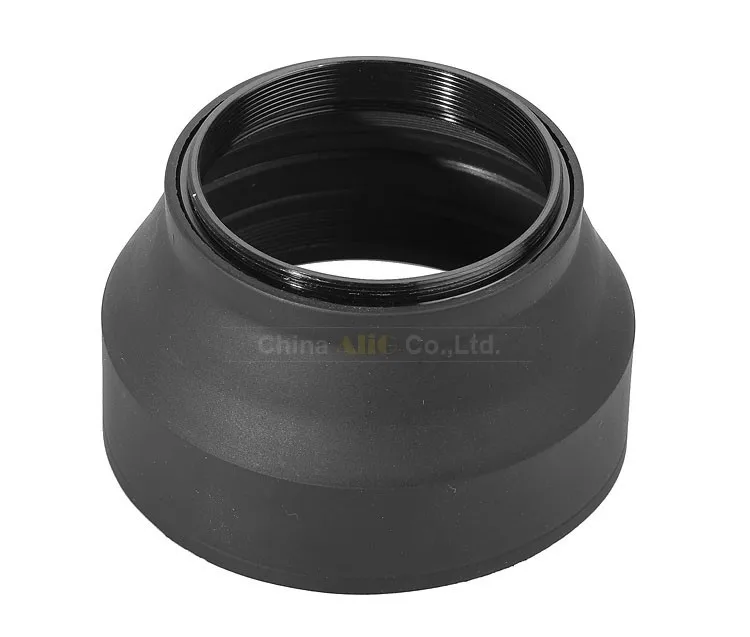 3In1 Wide Angle Standard Telephoto Rubber Camera Lens Hood 67mm for Canon Nikon Sony Camera Lens Accessories