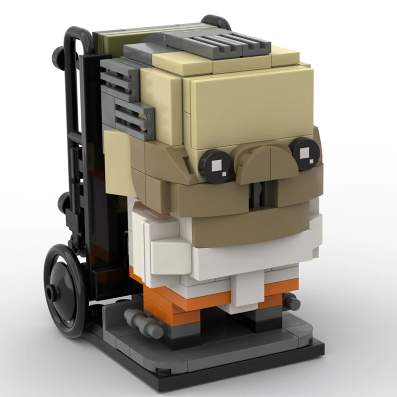 

207 шт. MOC Hannibal Lecter Brickheadz строительные блоки Рождественский подарок креативное украшение для дома DIY модель для энтузиастов