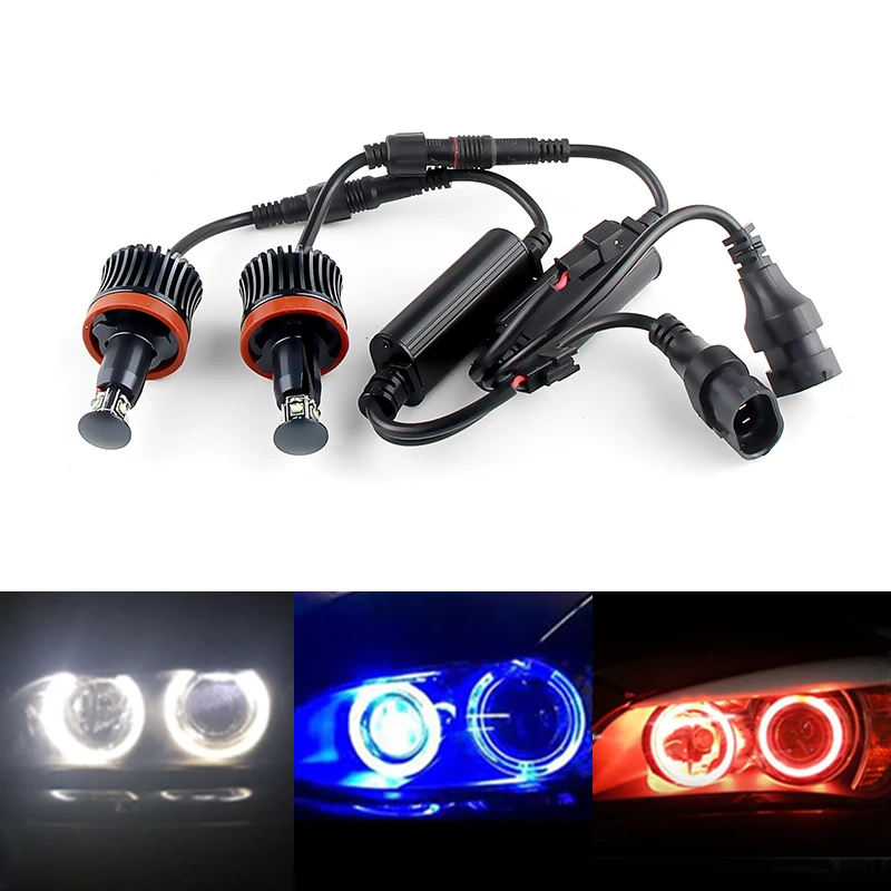 2PCS 6000K Lamp LED Angel Eyes Marker Light Bulbs Halo Light H8 for 09-12 BMW 7-series F01/F02 740i, 740Li, 750i, 750Li, 760Li