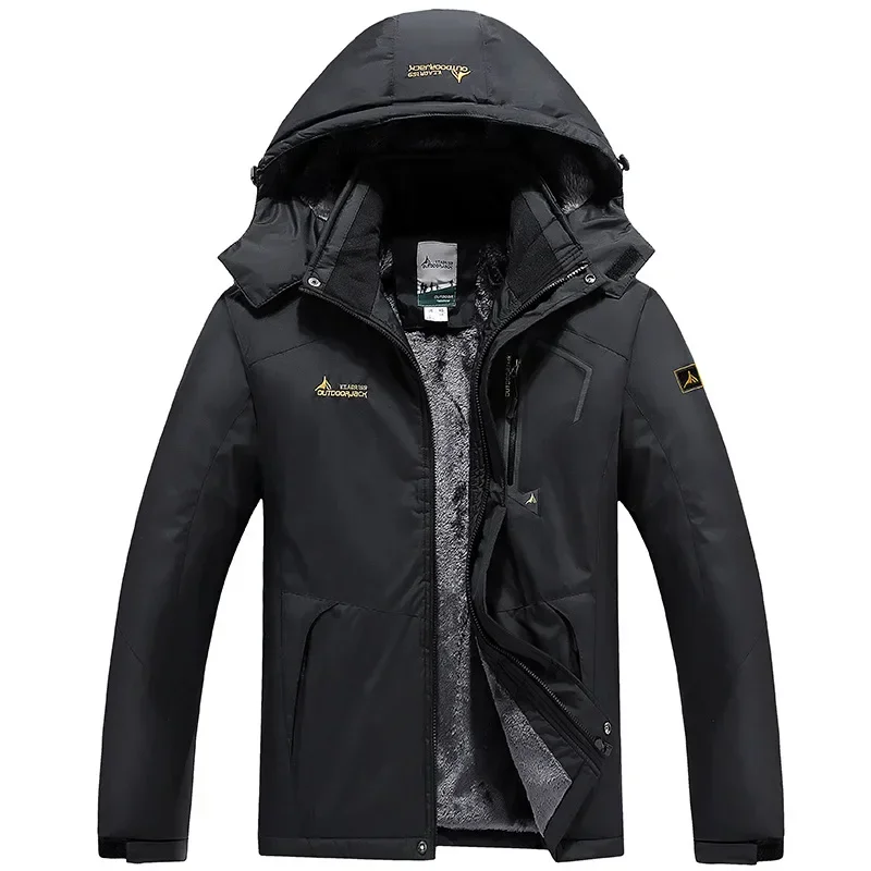 Veste d'extérieur imperméable pour hommes et femmes, veste optique, épissage coupe-vent, chapeau de randonnée parfait, hiver