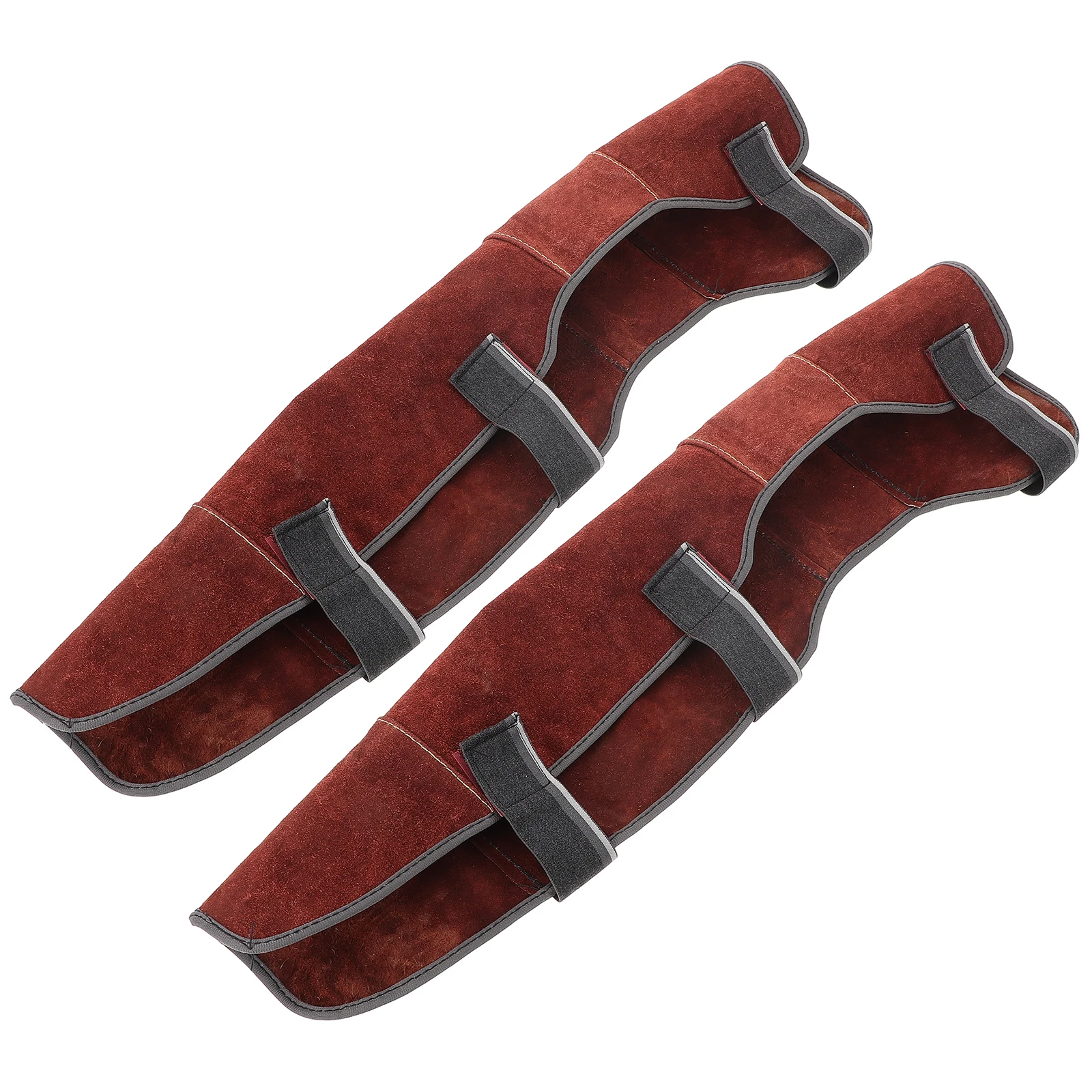 

Welding Knee Pads Brown Long Electric Welding Leg Guards Protective Covers Splashes Heat Resistant Labor Protection
