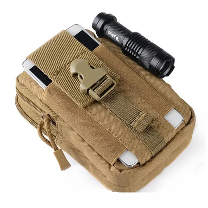 Bolsa táctica MOLLE EDC riñonera IFAK para smartphone y herramientas
