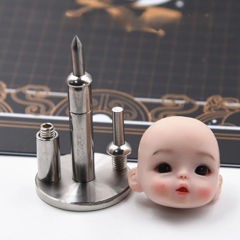 Polymer Clay Cartoon Doll Head May Baking Support Rack DIY Handmade Cartoon Characters Making Carved Adjustable Height Tool