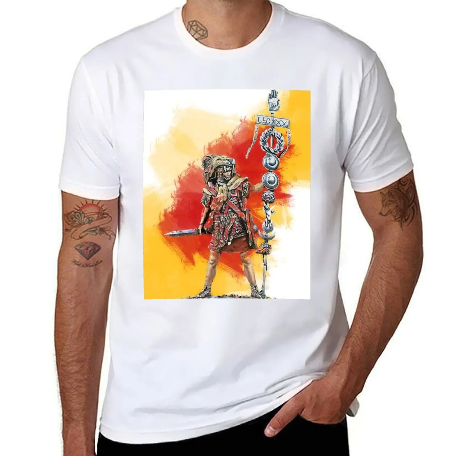 

The Roman Legionary T-Shirt Casual Loose Fit Summer Tee Shirt