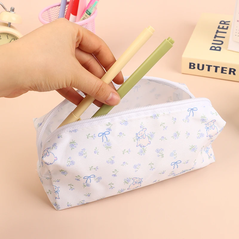 

Kawaii Cute Cartoon Flower Animal Pen Pencil Bag School Office Supplies Stationery Receive Tools Case