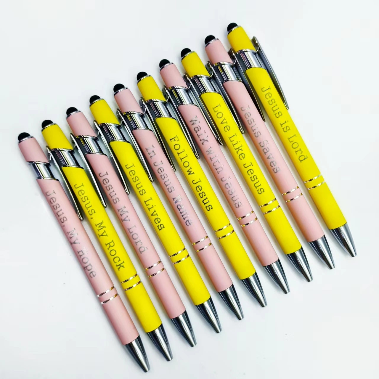 

15/28 шт., вдохновляющая ручка с гравировкой фразы для сердца, шариковая ручка с душевными фразами для ежедневных офисных канцелярских принадлежностей