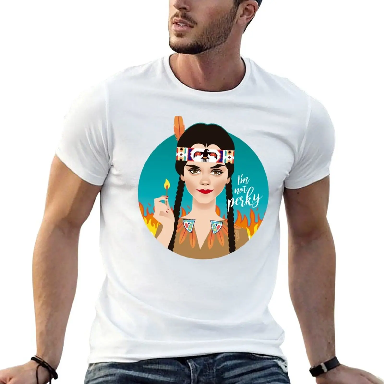 Perky T-Shirt funny meme t-shirts street wear oversized t shirts for men