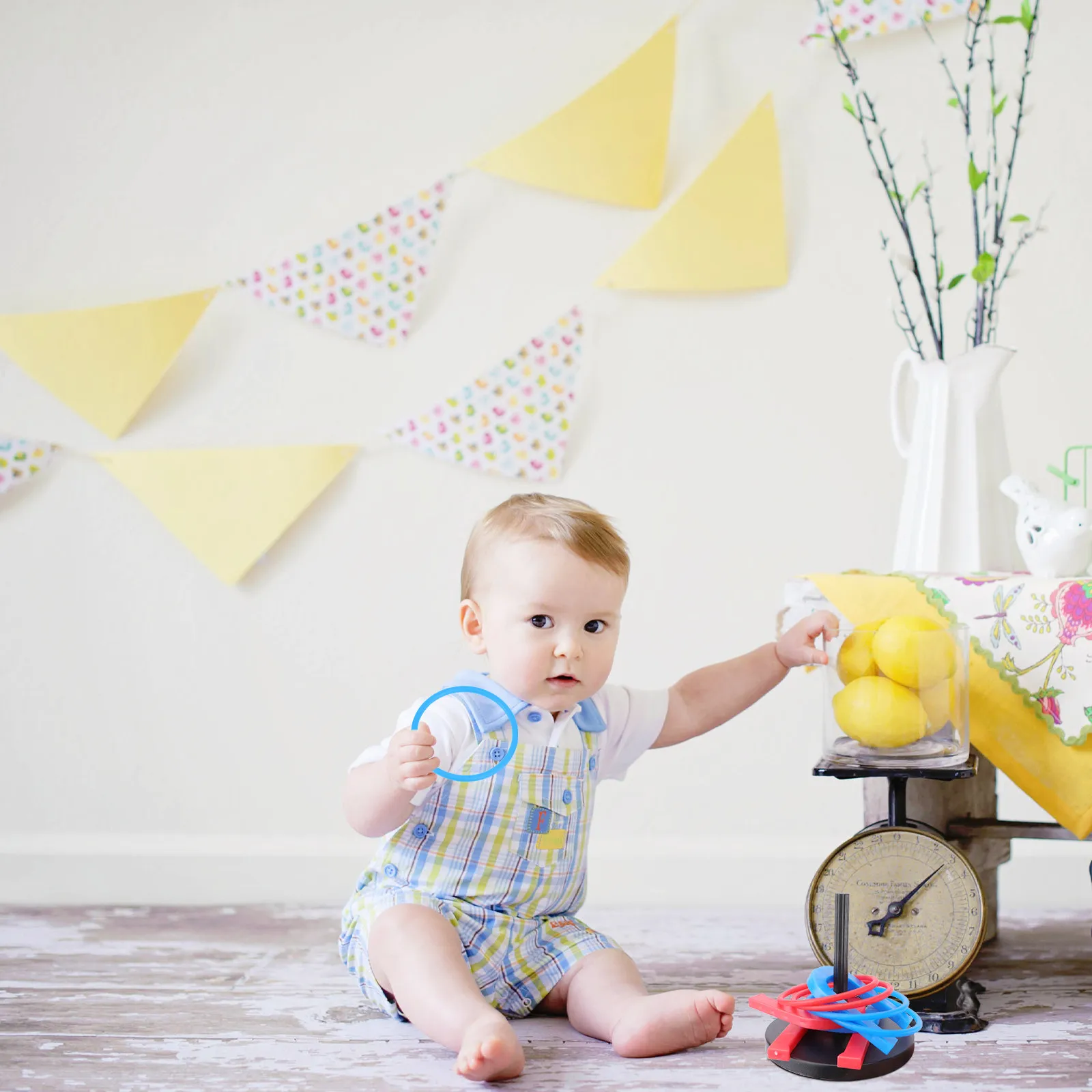 

3Set Horseshoe Circular Throwing Rings Easy Setup Ring Toss Game Children Hand Eye Coordination Skill Development Intellectual