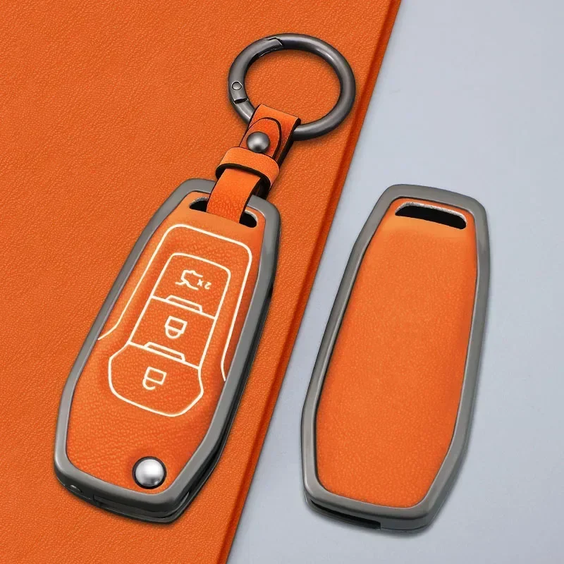 For Ford Figo 2017 Mondeo 5 Ecosport Puma 2020 Fiesta Mk8 Everest Ranger 2 3 Buttons Car Remote Key Case Cover Shell Fob