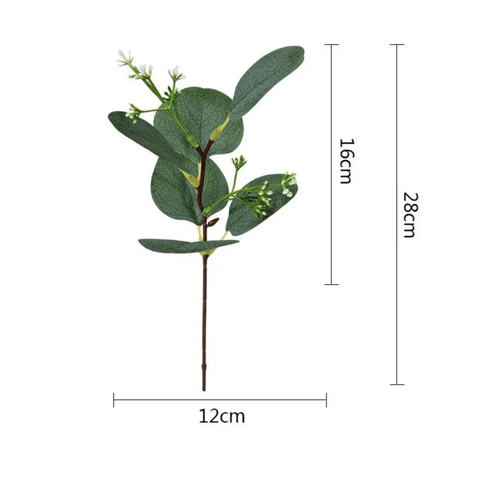 

Floral Arrangement Wedding Ornament Home Decor Greenery Stems Artificial Plant Fake Plants With Flowers Eucalyptus Leaves