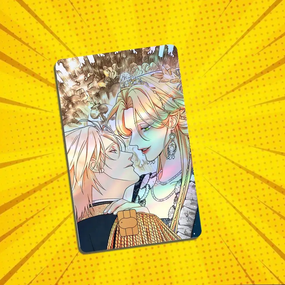 Navier Ellie Trovi Remarried Empress Laser shimmer Name Card Sticker Decorate Bank Card Couple Student Study Supplies Decals