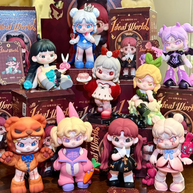 

Коллекционная фигурка Dora 6 Blind Box из серии Ideal World: аниме-модель из ПВХ, милый сюрприз, загадочная коробка-сюрприз, настольная декоративная игрушка, подарок