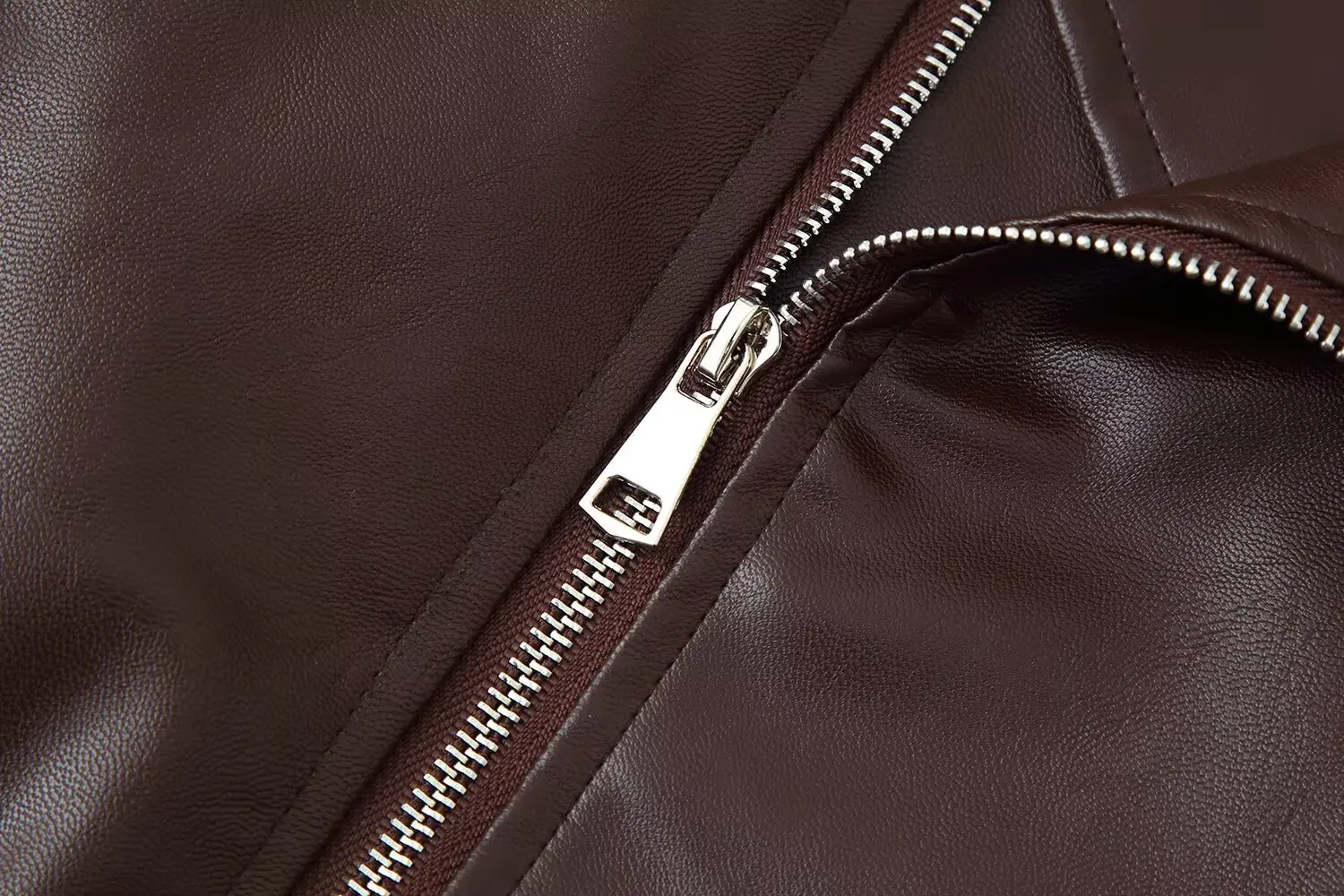 Veste courte en simili cuir, vêtements européens et américains, mode de rue, style moto, nouvelle collection printemps et automne 2025