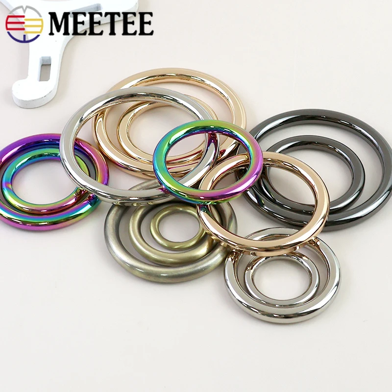 5/10 Stück 15–50 mm Taschenring-Schnallen für Riemen, Metallschnalle, Hundeleine, Gürtelverschluss, Karabiner, Schlüsselanhänger, Hakenschlaufen, DIY-Taschen-Zubehör