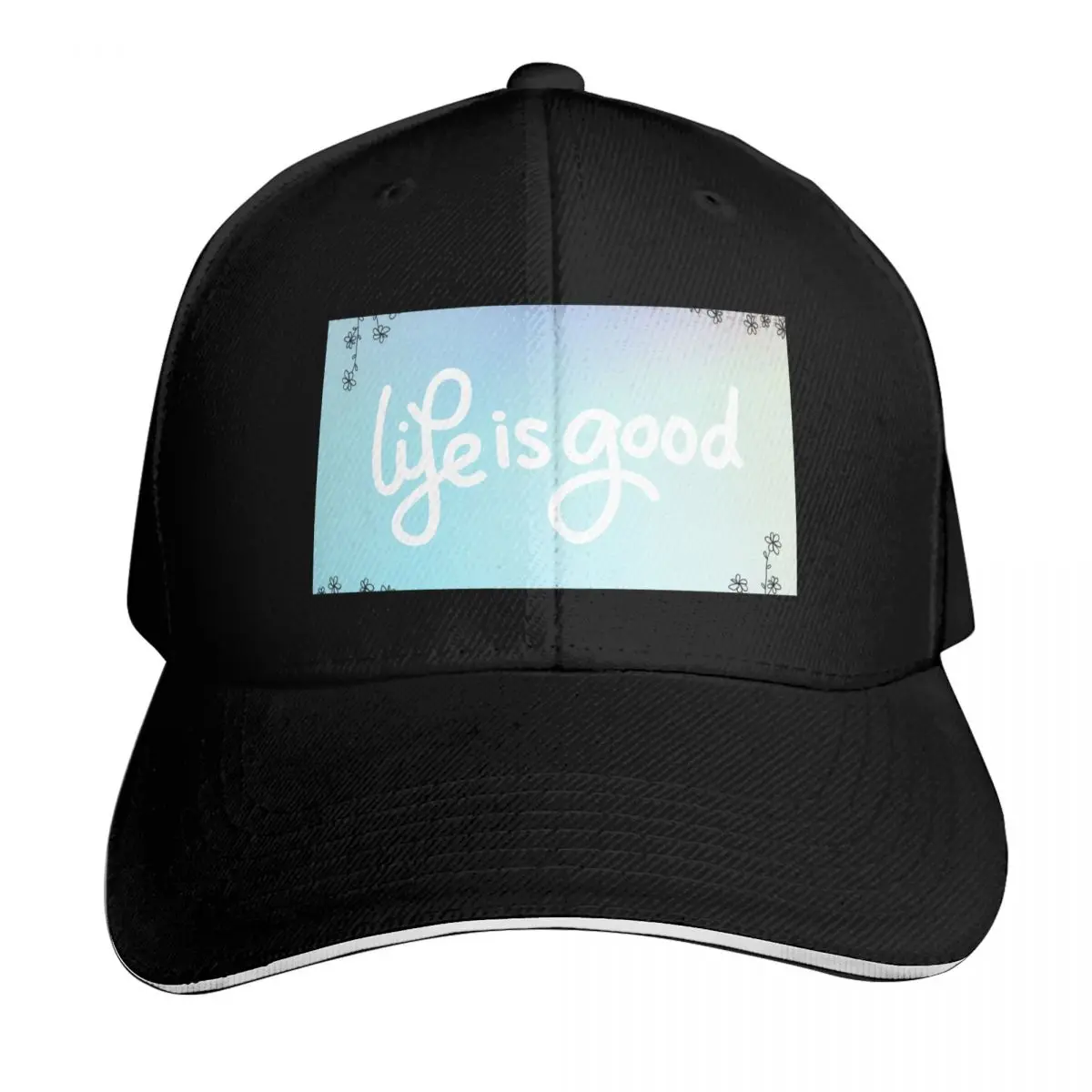 Life is good Baseball Cap western Hat Custom Cap Rugby party Hat Women Caps Men's
