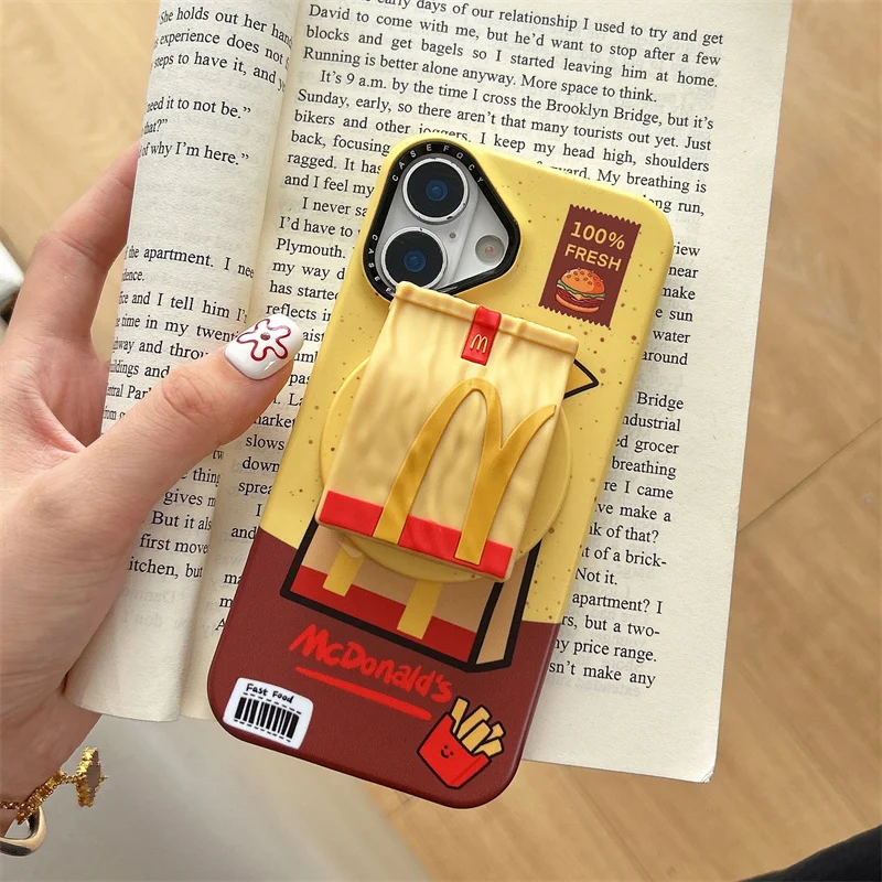 مضحك كرافت ورقة حقيبة المغناطيسي قضية الهاتف آيفون 17 برو 15 14 16 برو ماكس غطاء مع حامل حالات وقائية للصدمات