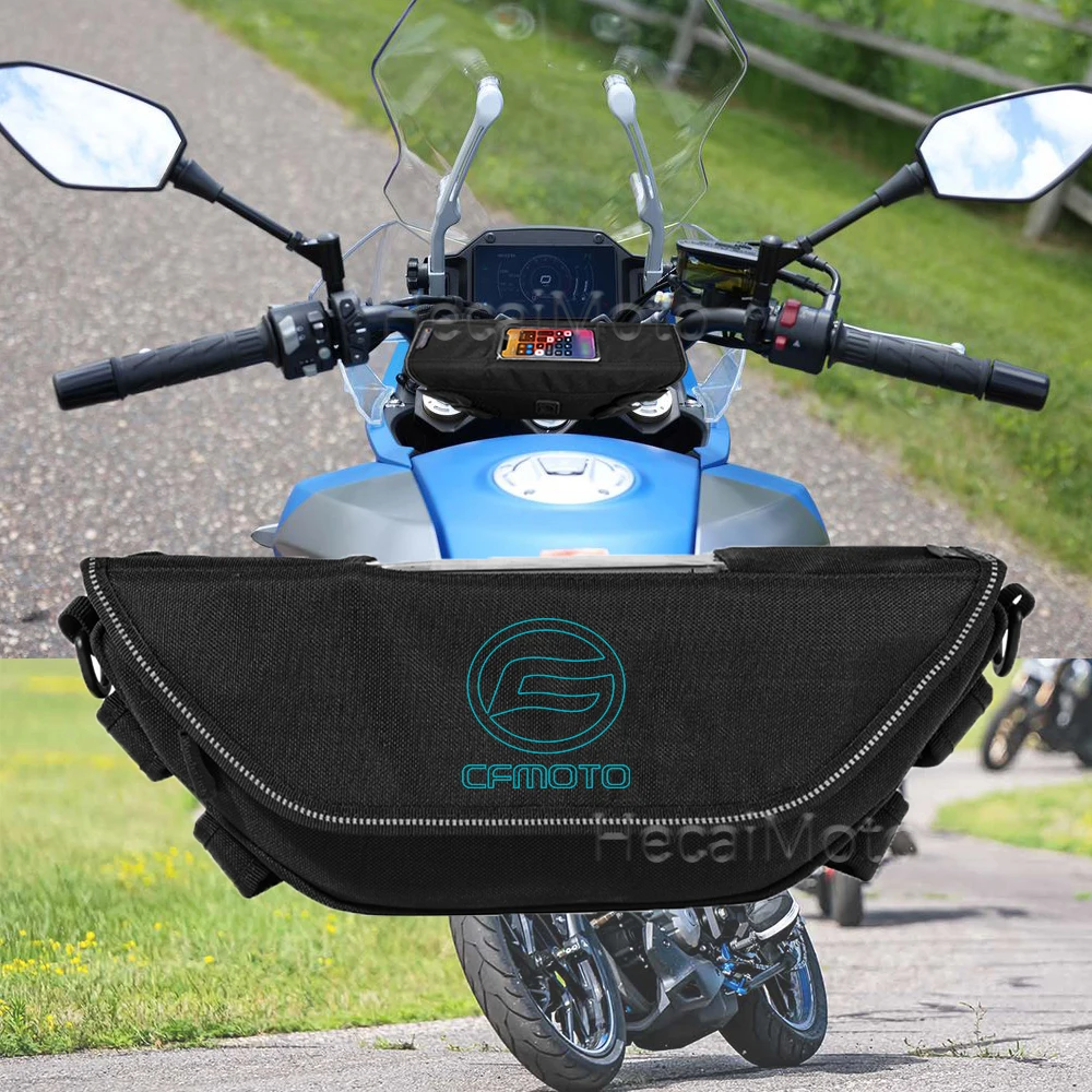 

Motorcycle accessory Waterproof And Dustproof Handlebar Storage Bag navigation For CFMOTO 700CL-X 650NK 650GT 300NK 800MT 800T