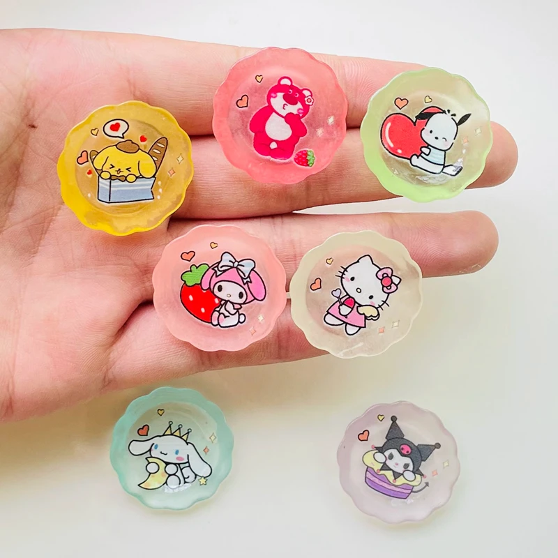 10 Pcs New Mini Kawaii Cartoon Kitten Plate Series Resin Scrapbook Diy Jewelry Children Gift Hairpin Accessories