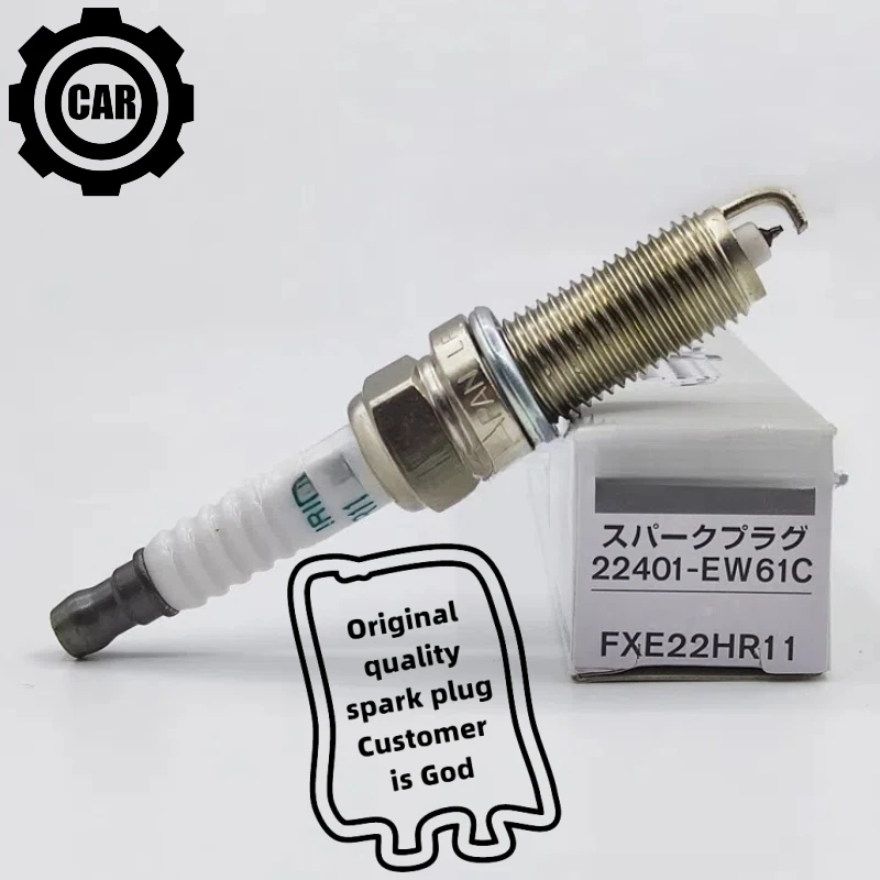 4pcs 22401-EW61C FXE22HR11 OEM# Dual Iridium Spark Plug For Nissan Infiniti 3.5L V6 22401 EW61C 22401EW61C FXE22HR-11