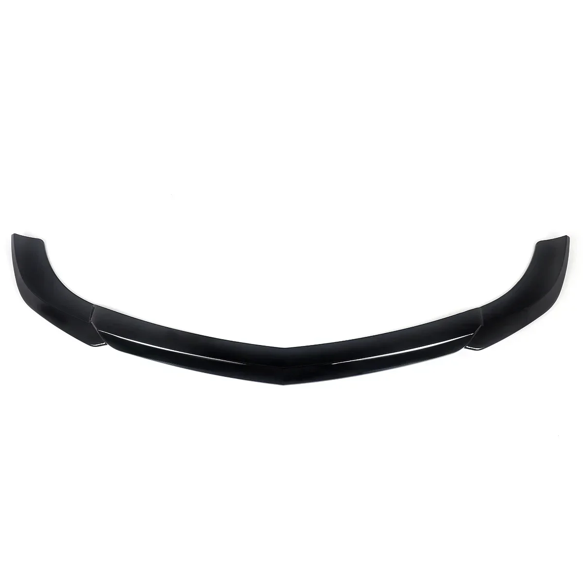 Gloss Black Front Bumper Splitter For Mercedes C Class W204 2011-2014 AMG Sport