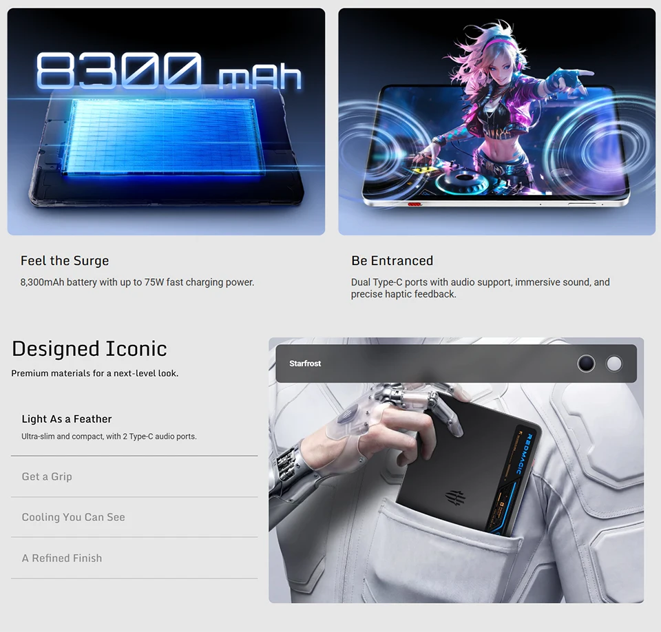 Redmagic Astra 2 Gaming Tablet