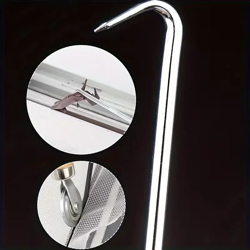 new window wizard screen bead removal tool-door and window seal strip hook,rubber gasket puller,and screen bead replacement hook