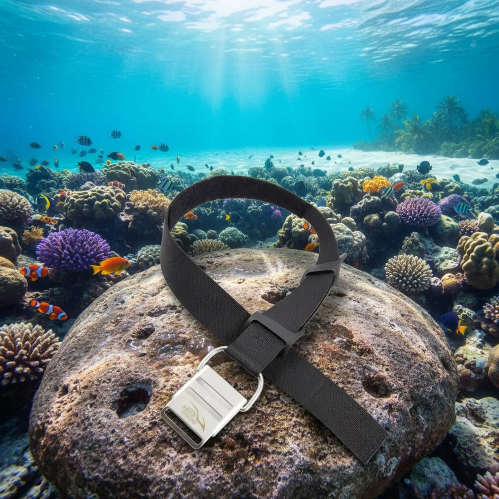 Underwater Cylinder Strap Stainless Steel Components Diving Cylinder Band BCD Cylinder Strap Fast-Disconnect view 2