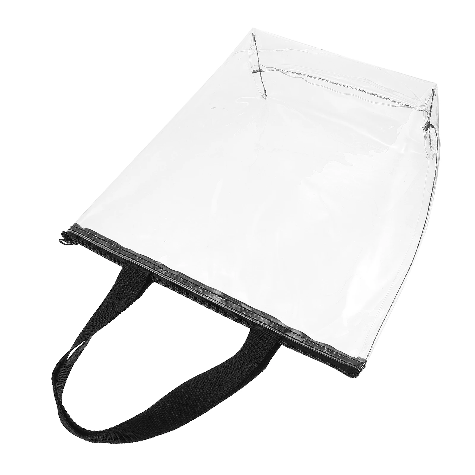 

PVC Toiletry Bag Clear Zipper Tote Small Wide Travel Wash Pouch Organizer Storage Bag For Gym Camping