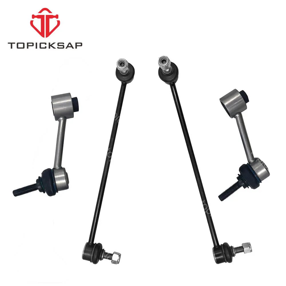 TOPICKSAP Front Rear Stabilizer Sway Bar End Links for Audi A3 Q3 Quattro Volkswagen VW Beetle Jetta 2006 2007 2008 - 2014 2015