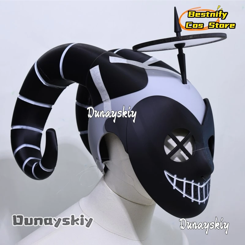 

Bestnify@Anime hotel Lute Angel Cosplay Costume 3D Hard Mask Hotel Halloween Christmas Party Roleplay Props Polylactic Acid