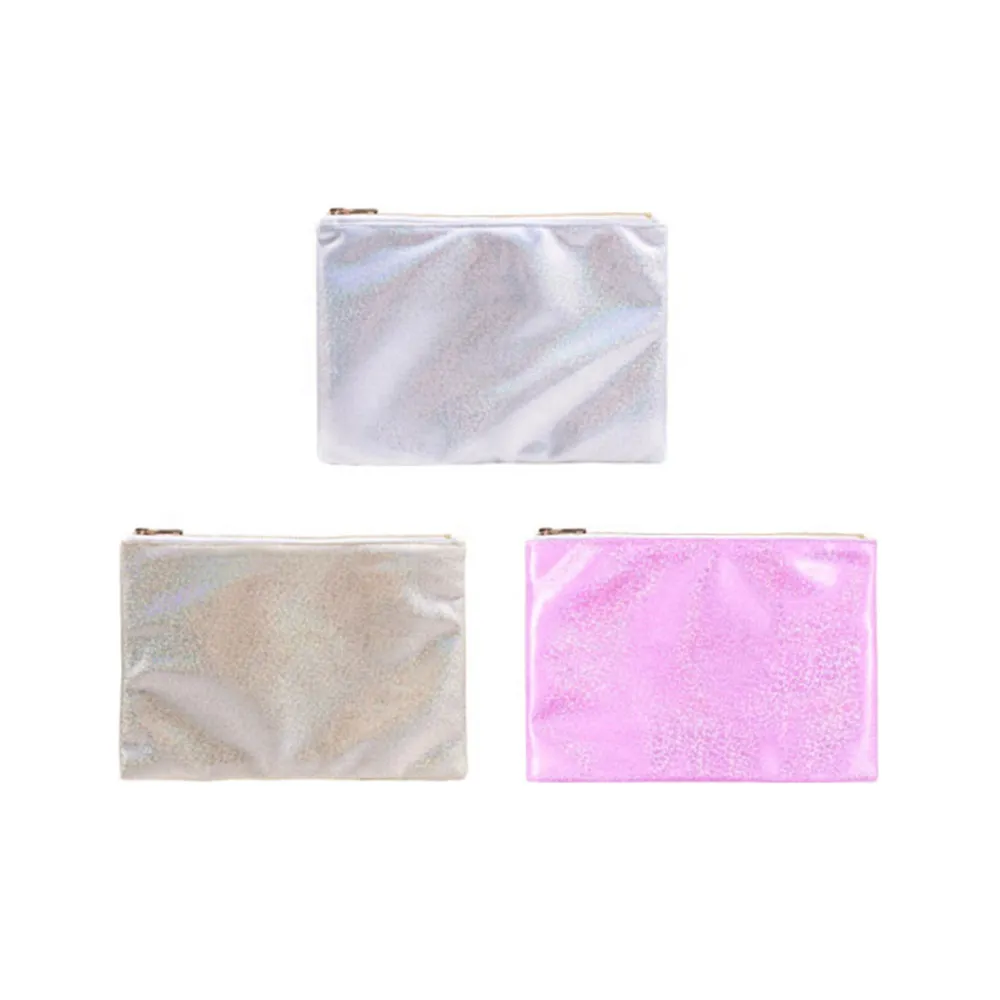 

10pcs/pack 6.3" x 9" Glitter Sublimation Printing Cosmetics Canvas Makeup Bag