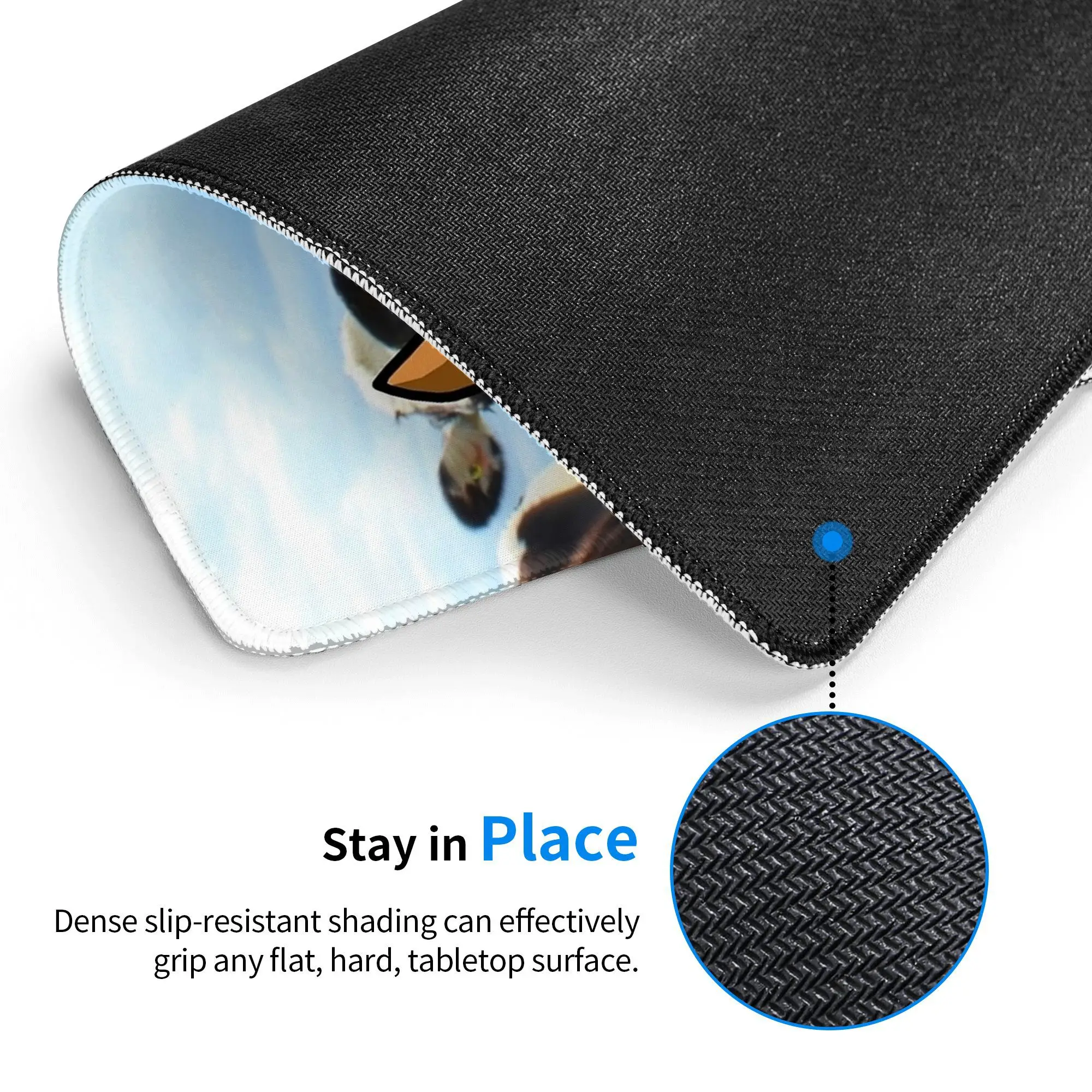 P-Pepe Frog Cow Costume Keyboard Carpet Mousepad  Gaming Fabric Computer Mouse pad