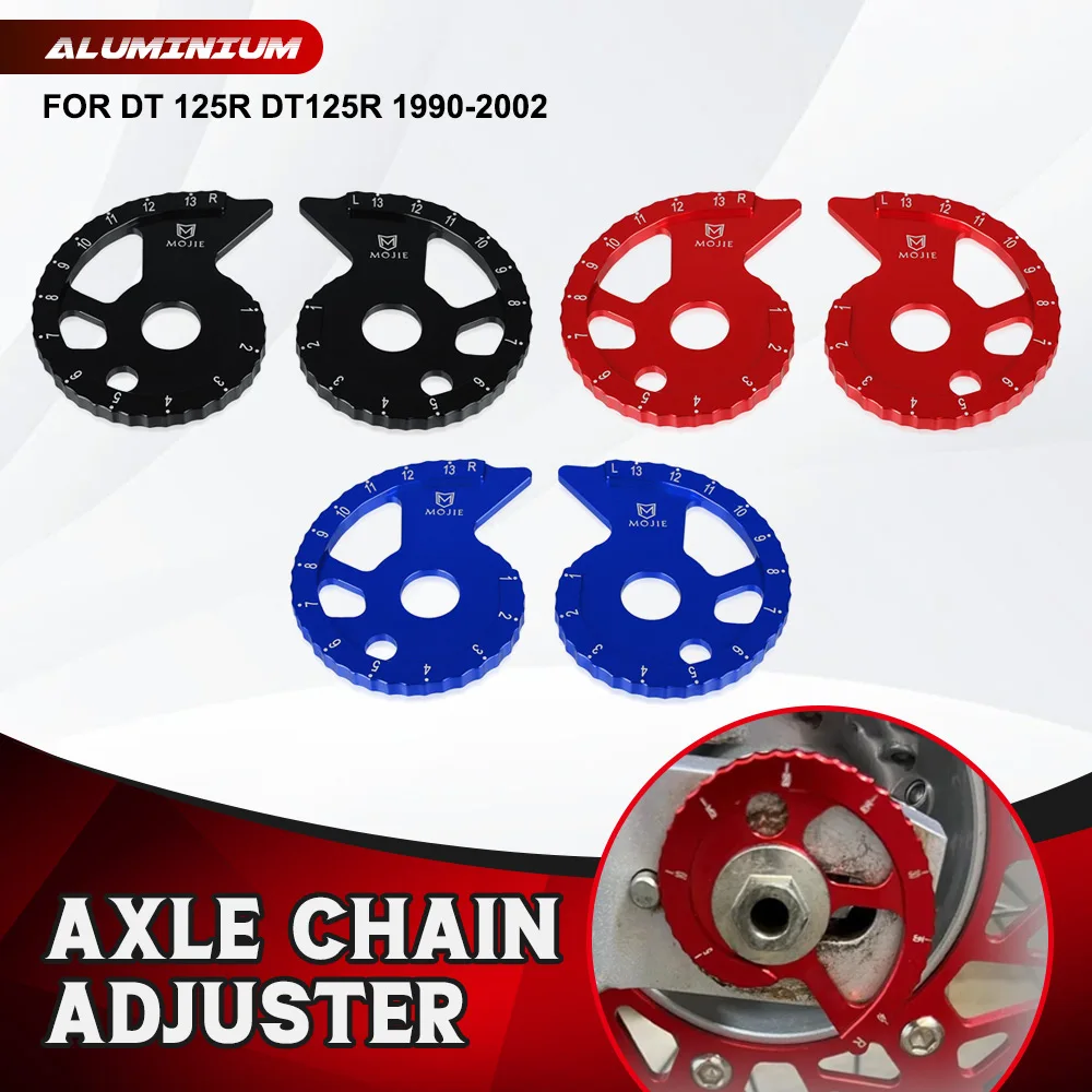 DT 125RE DT125RE 1998-2007 Motorrad Zubehör Kettenspanner Ersatzteile Regler Kit Für Yamaha DT 125R DT125R 1990-2002