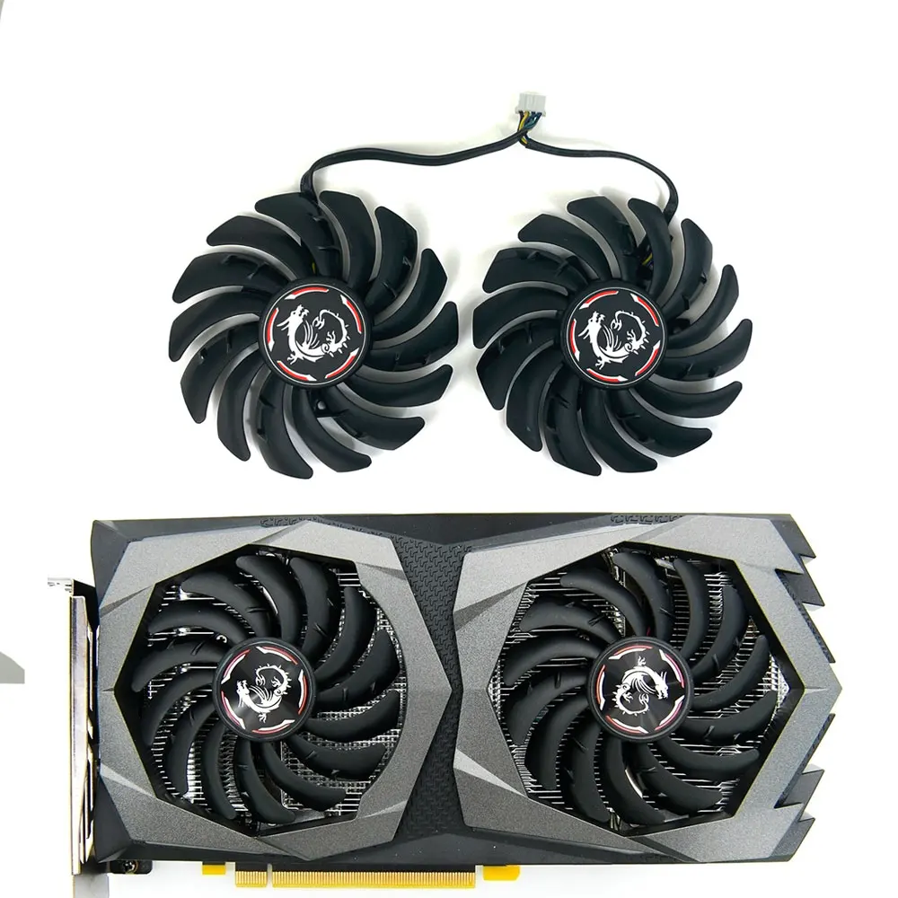 

87mm PLD09210S12HH GPU Card Cooler Fan For MSI GeForce GTX 1650 Super 1660 1660Ti GAMING X Graphics Card cooler Fan