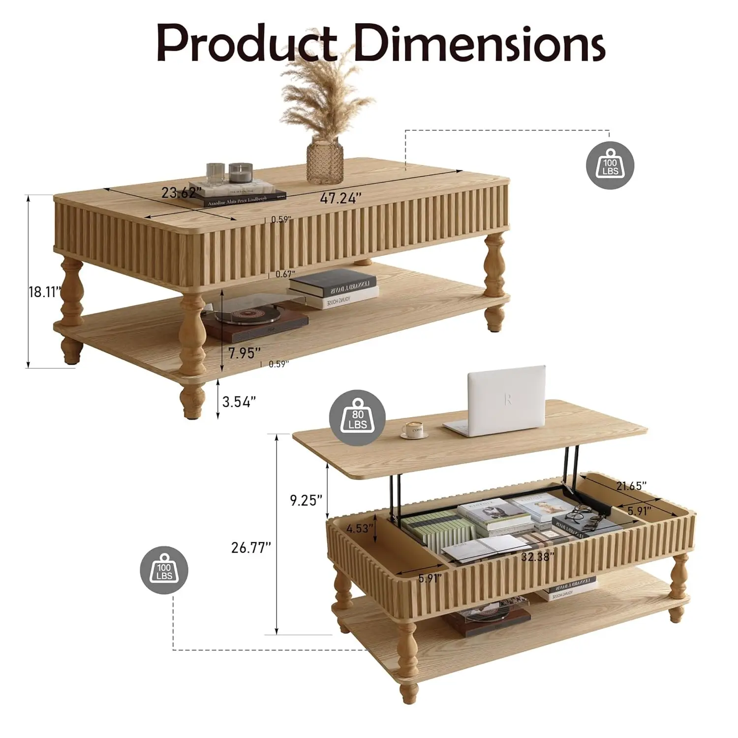 Thumbnail 2 - #13 Compare Lift Top Coffee Tables Before You Buy