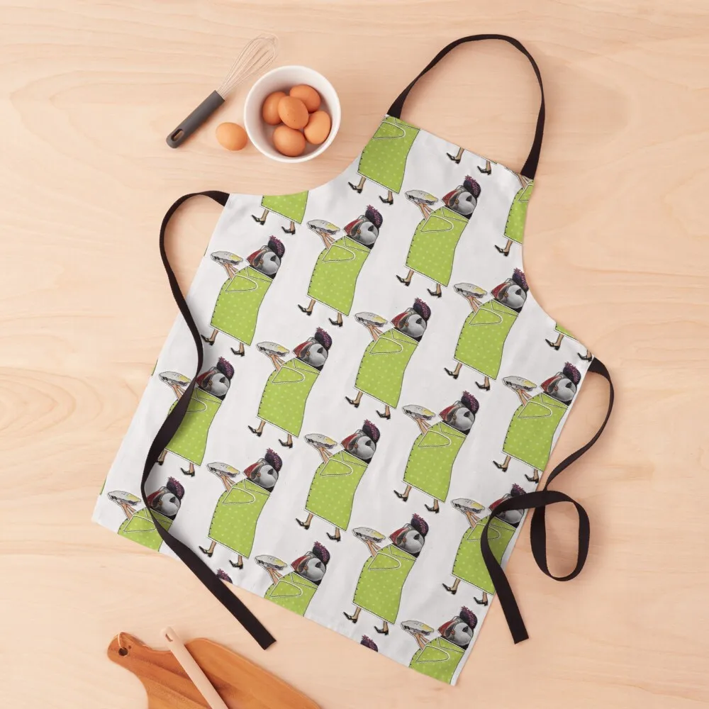 

Puffin with Pie Apron kitchen apron ladies Apron women's dress apron