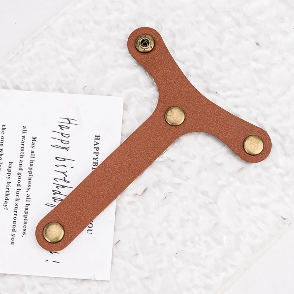 PU Luggage Strap Buckle Adjustable Metal Buckle Travel Bag Holder Easy Installation Handbag Hanging Bag Fixing Strap