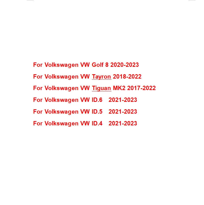 ل Volkswagen VW Tayron Golf 8 Tiguan MK2 ID.4 ID.5 ID.6 الملحقات الخارجية باب السيارة سحب مقبض الباب غطاء الصيد تصفيف السيارة #6