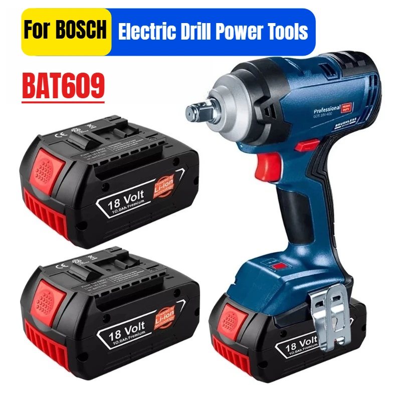 

6000/8000mAh New for BOSCH 18V BAT609 Rechargeable Lithium Battery Electric Drill Power Tools